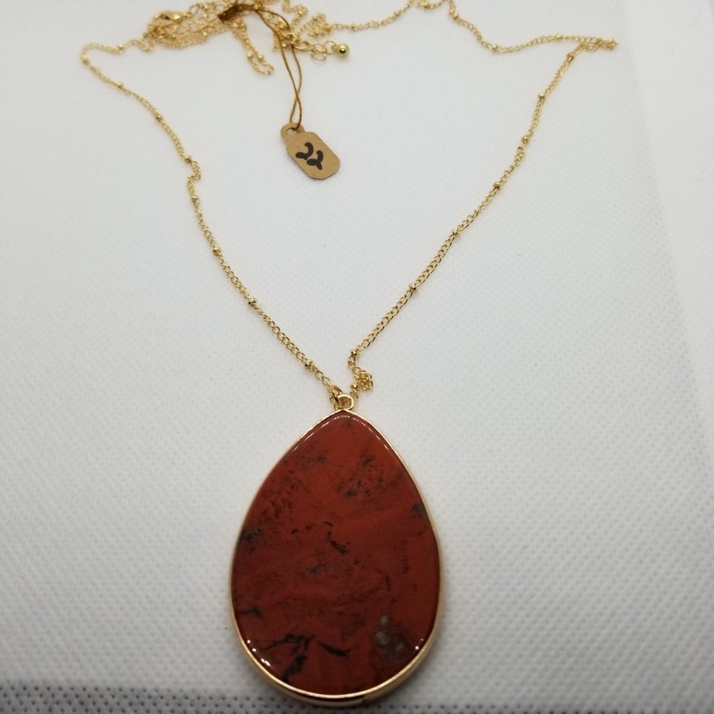 Rust Stone Necklace